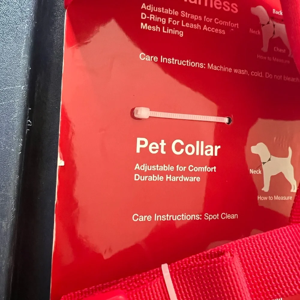 Coleman Red Pet Harness, Leash & Collar Set